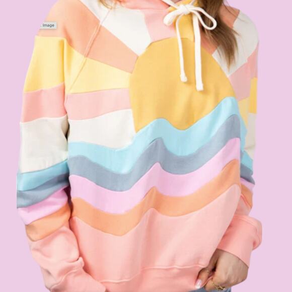 Simply Southern Patched Sun Sweatshirt - Picture 3 of 5